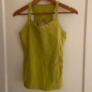 Chartreuse Athleta Workout Tank M